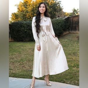 TRADE Don’t Buy - Boutique Dress : Cream/Beige cheetah print Dress